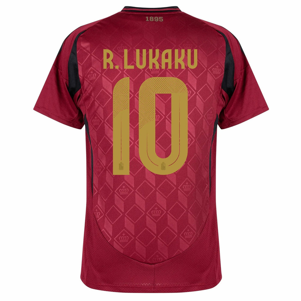 2024-25 Belgium Men's Stadium Home Soccer Jersey Adidas