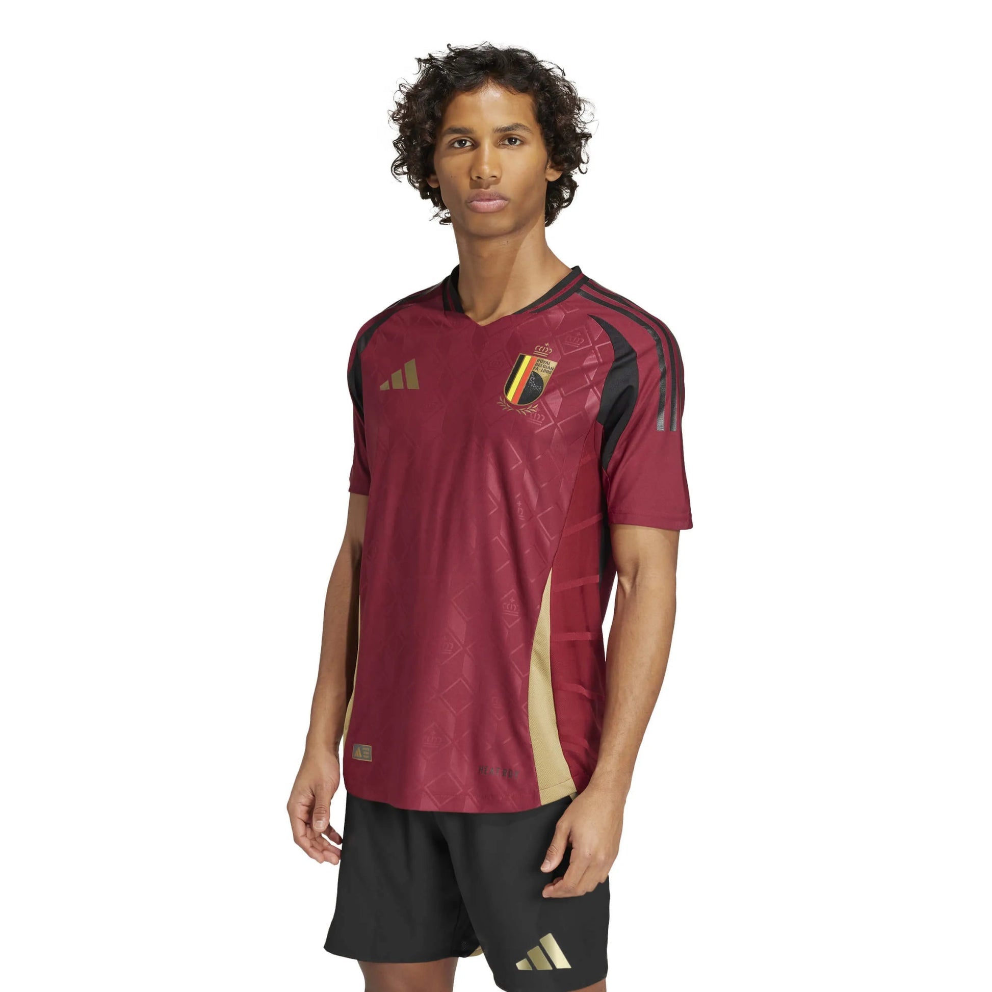 2024-25 Belgium Men's Authentic Home Soccer Jersey Adidas