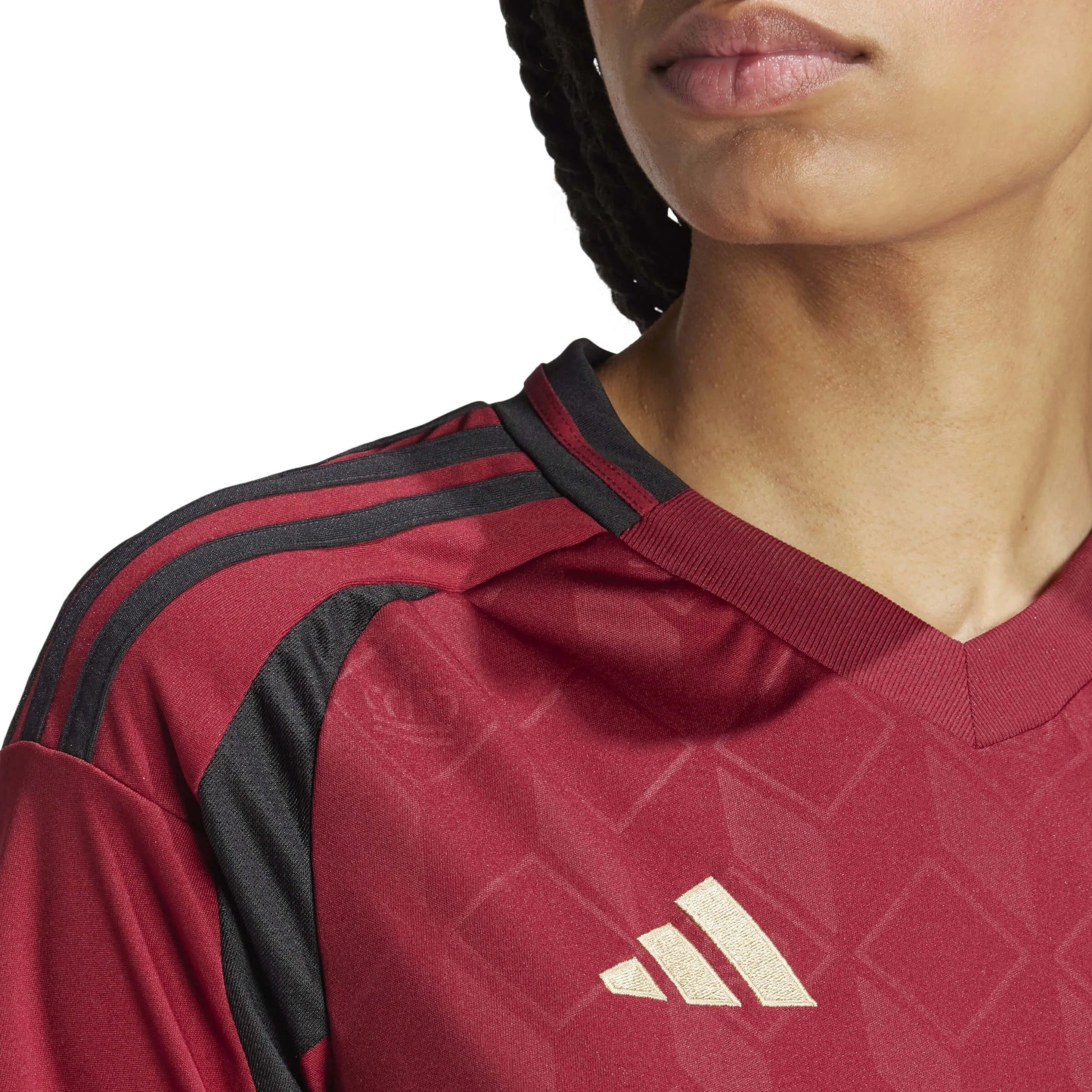 2024-25 Belgium Women's Stadium Home Soccer Jersey Adidas