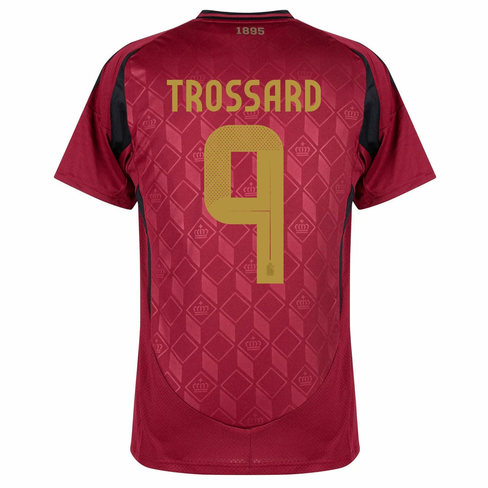 2024-25 Belgium Women's Stadium Home Soccer Jersey Adidas