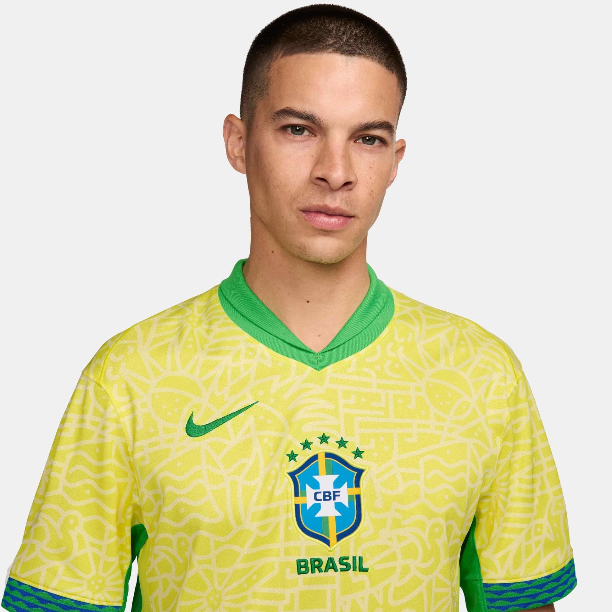 2024-25 Brazil Men's Stadium Home Soccer Jersey Nike