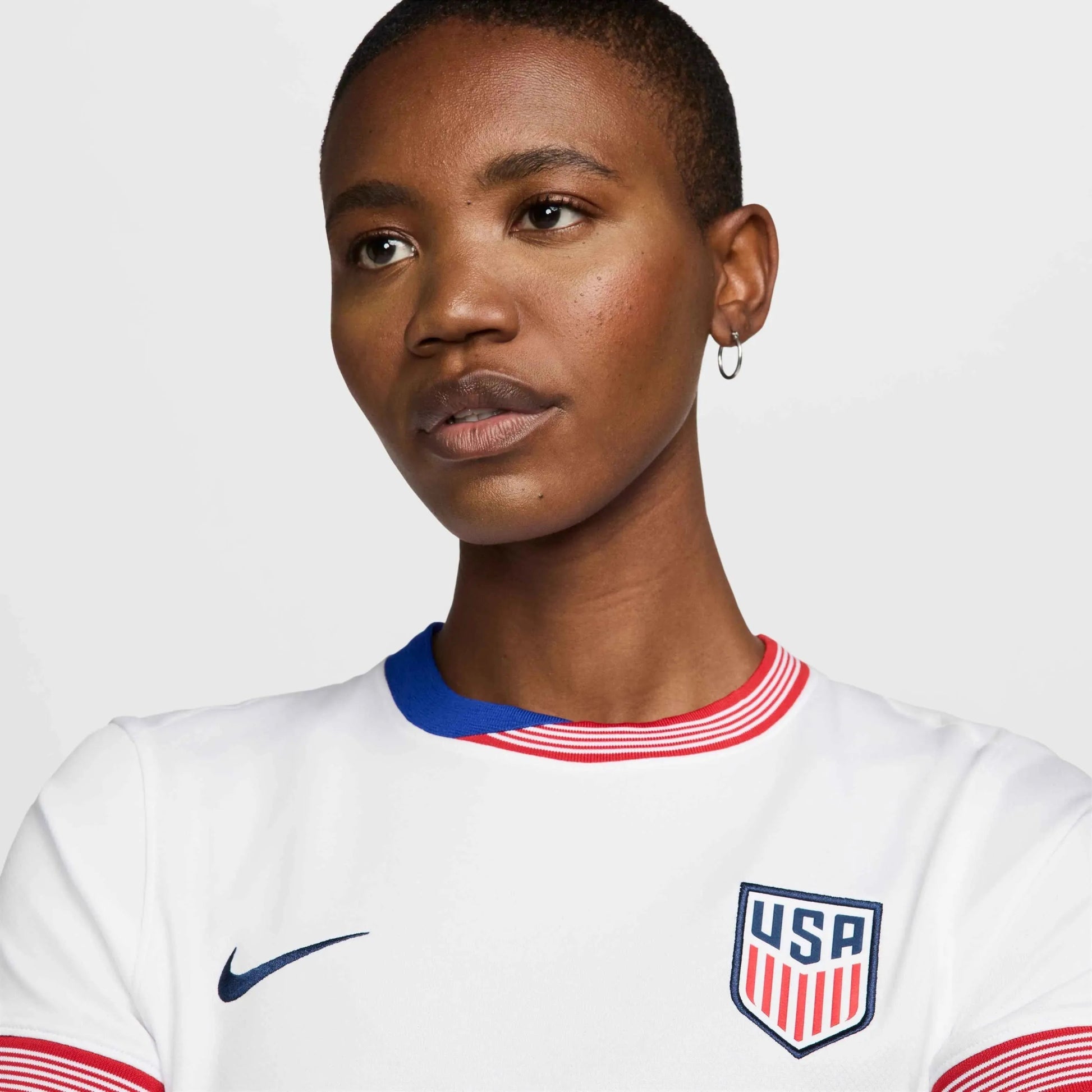 2024-25 USA Women's Stadium Home Soccer Jersey Nike