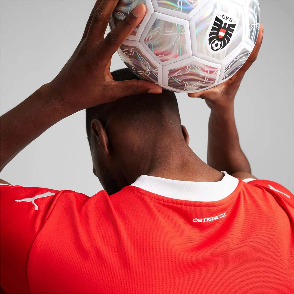 2024-25 Austria Men's Stadium Home Soccer Jersey Puma
