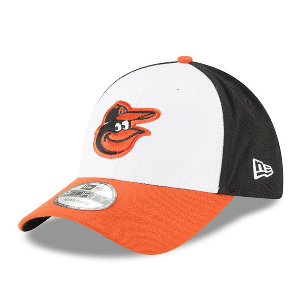 Baltimore Orioles New Era Men's Logo League 9Forty Adjustable Hat - White - New Era on Sale