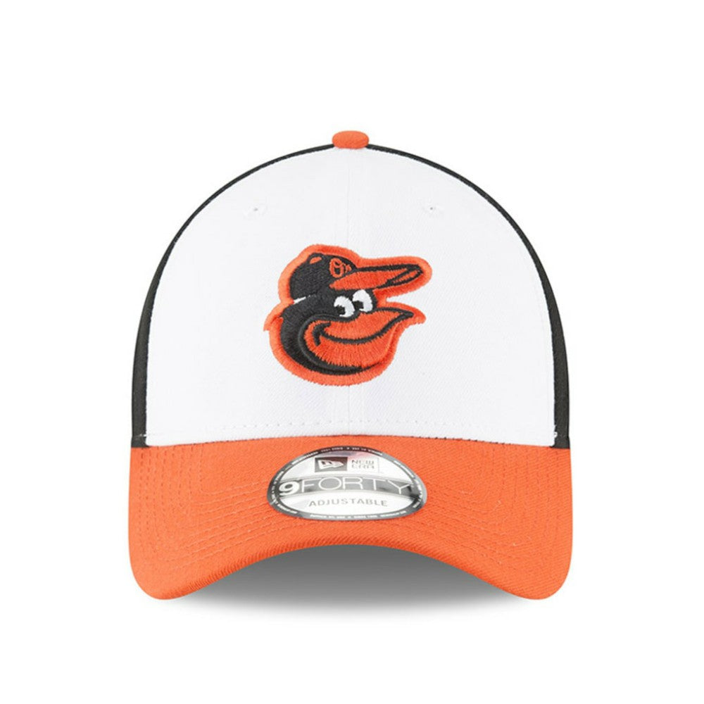 Baltimore Orioles New Era Men's Logo League 9Forty Adjustable Hat - White - New Era on Sale