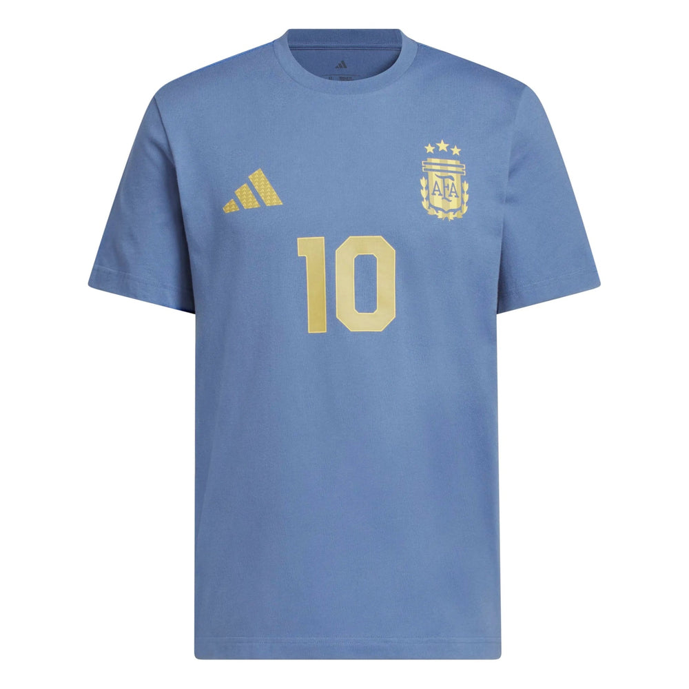 2026 Argentina Men's Messi Name And Number Tee Adidas
