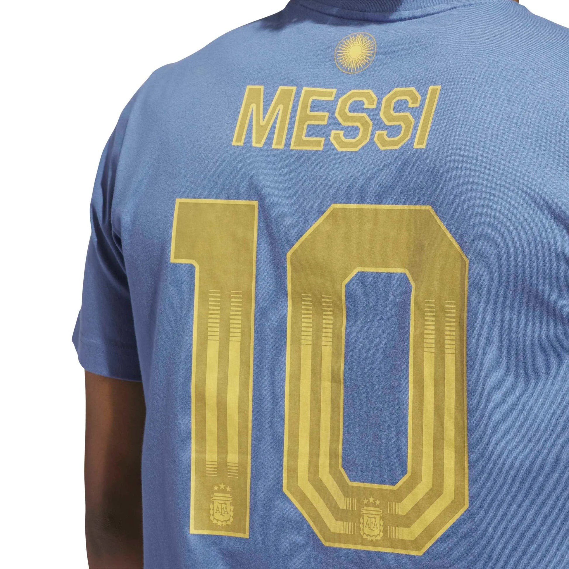 2026 Argentina Men's Messi Name And Number Tee Adidas