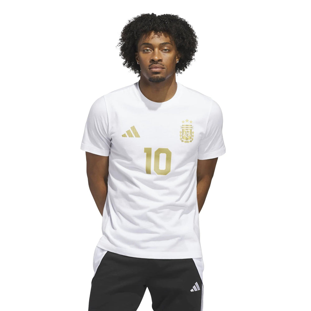 2026 Argentina Men's Messi Name And Number Tee Adidas