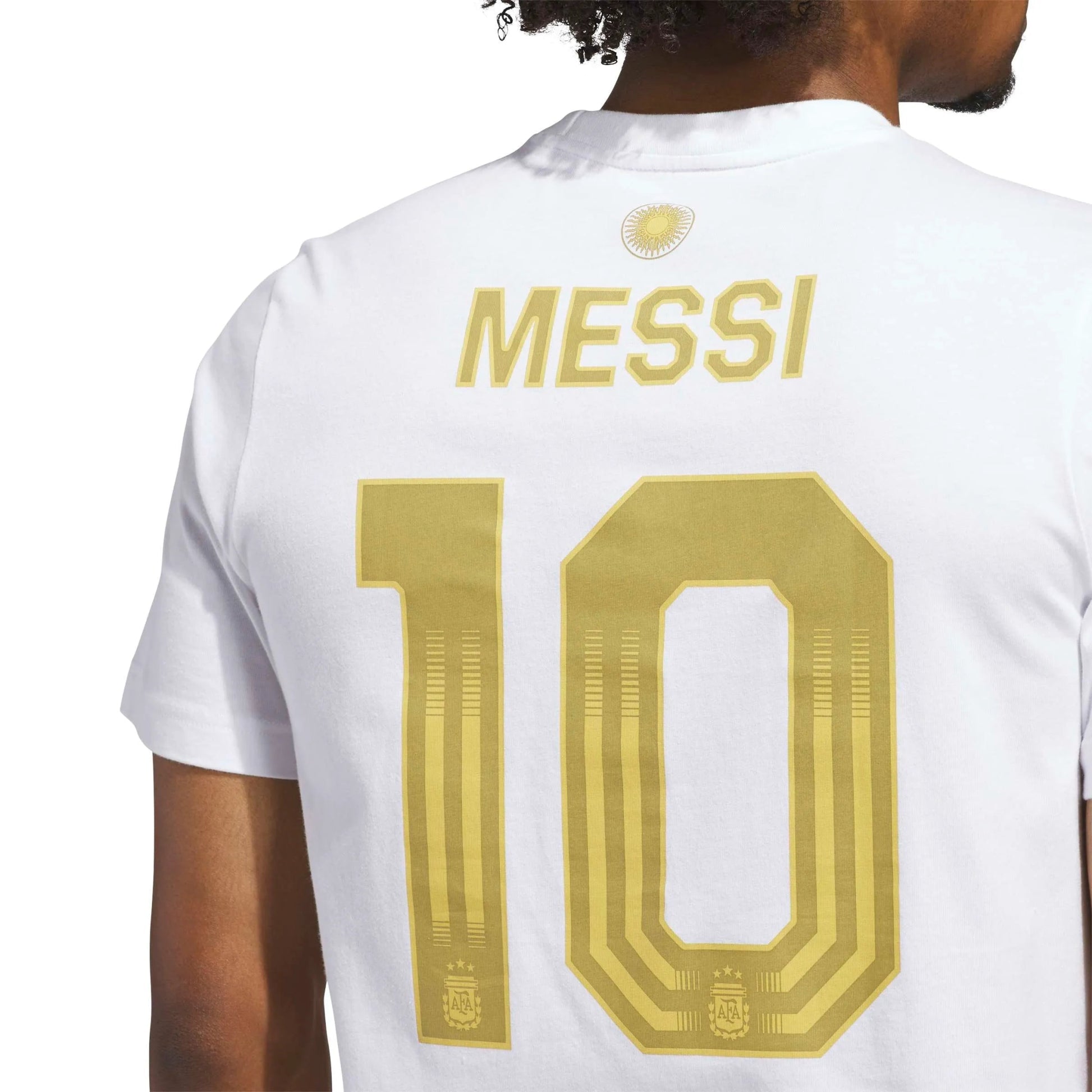 2026 Argentina Men's Messi Name And Number Tee Adidas