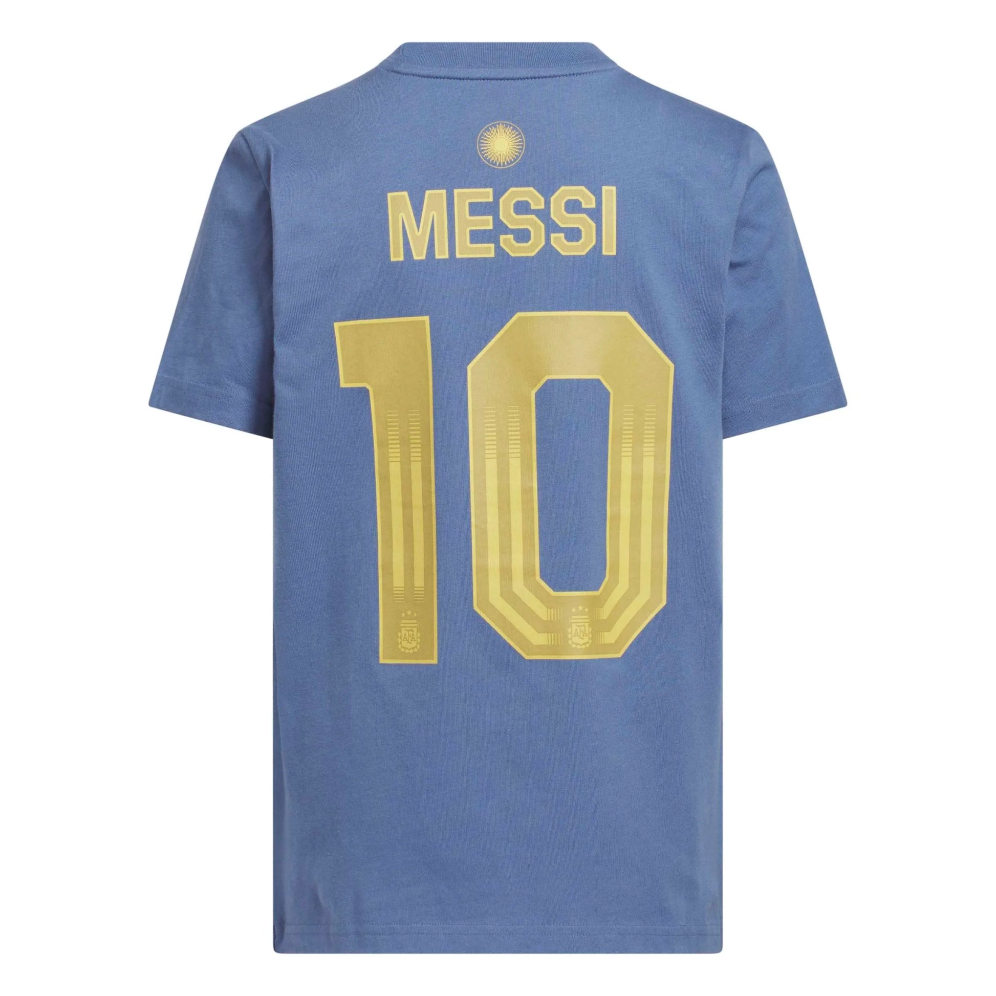 2026 Argentina Youth Messi Name And Number Tee Adidas