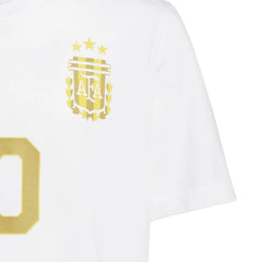 2026 Argentina Youth Messi Name And Number Tee Adidas