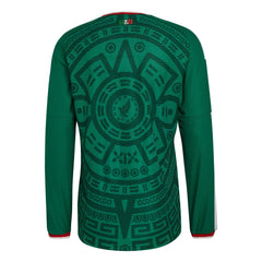 2026 Mexico Men's Authentic Home Long-Sleeve Soccer Jersey Adidas