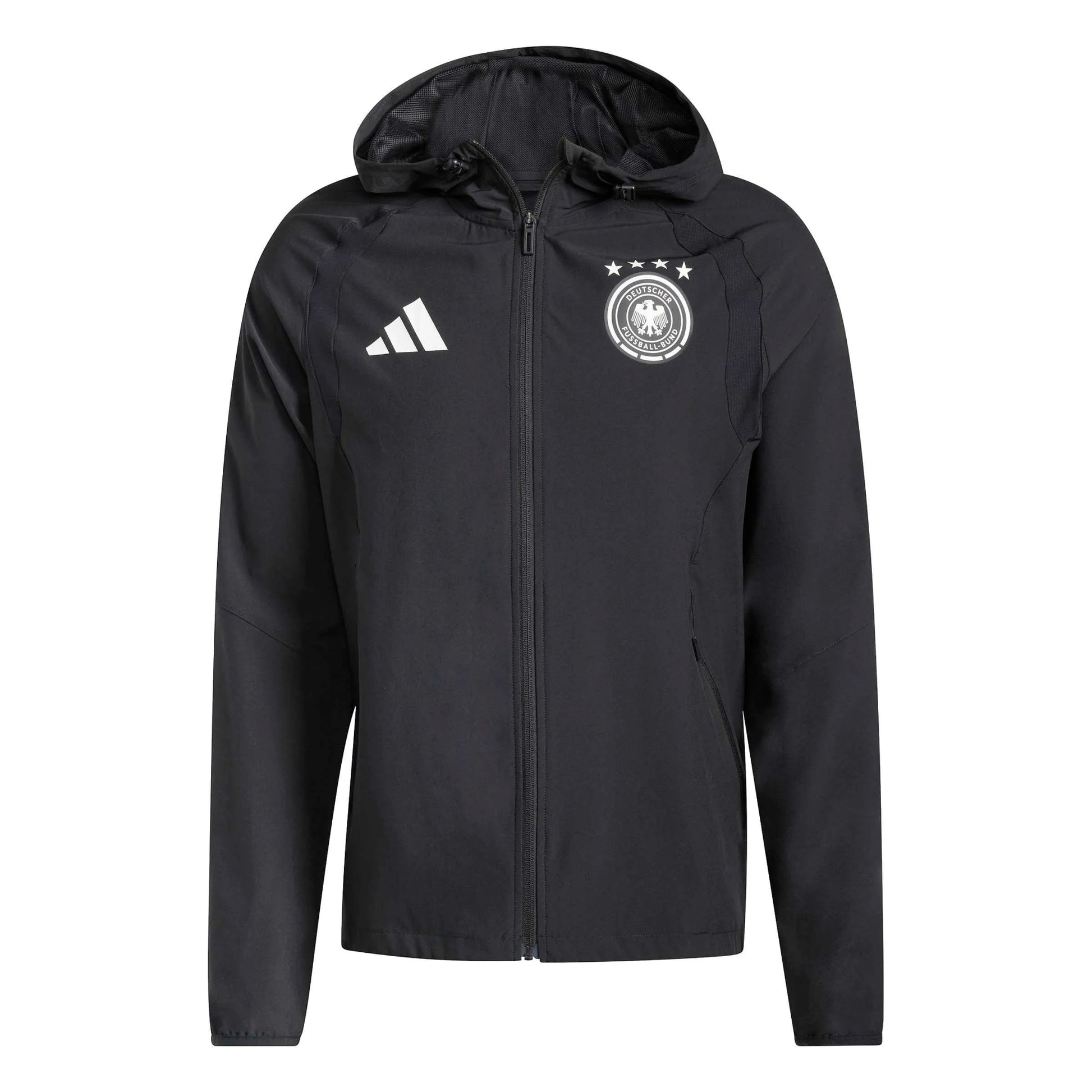 2026 Germany Men's Tiro Travel Full Zip Windbreaker Adidas