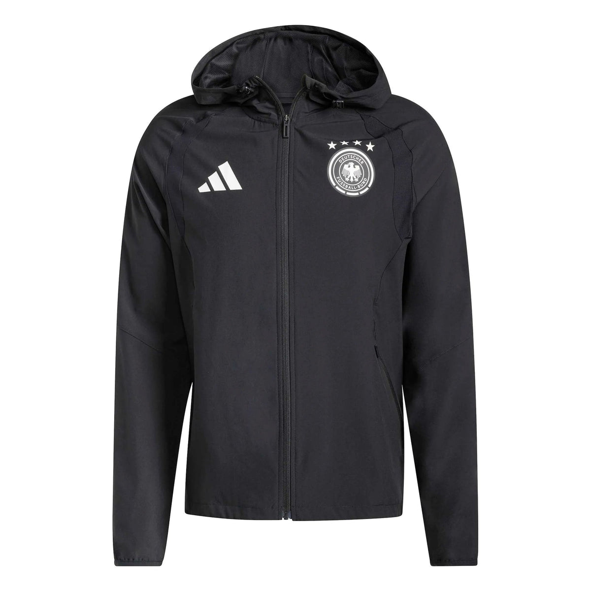 2026 Germany Men's Tiro Travel Full Zip Windbreaker Adidas