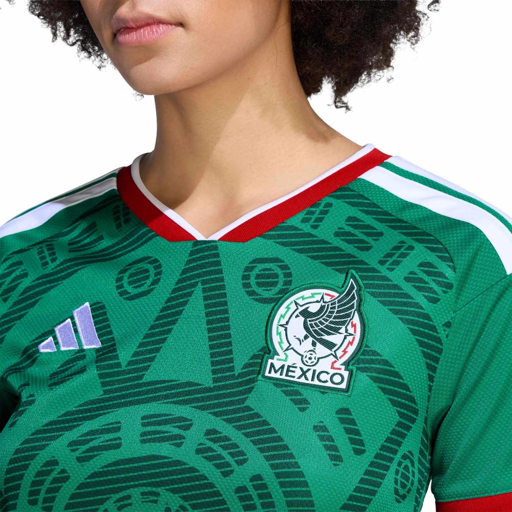 2026 Mexico Women's Stadium Home Soccer Jersey Adidas