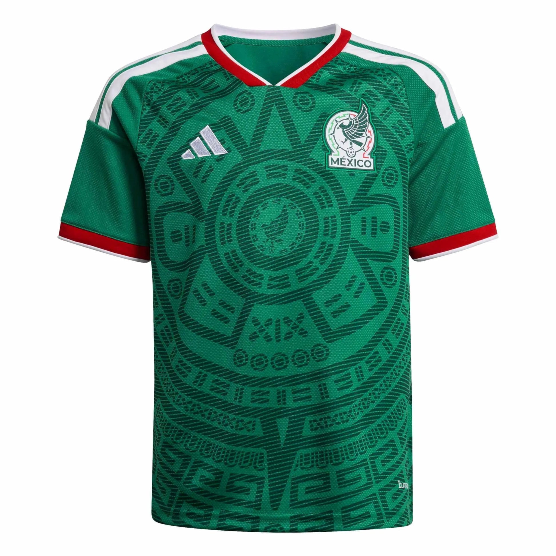 2026 Mexico Youth Stadium Home Soccer Jersey Adidas