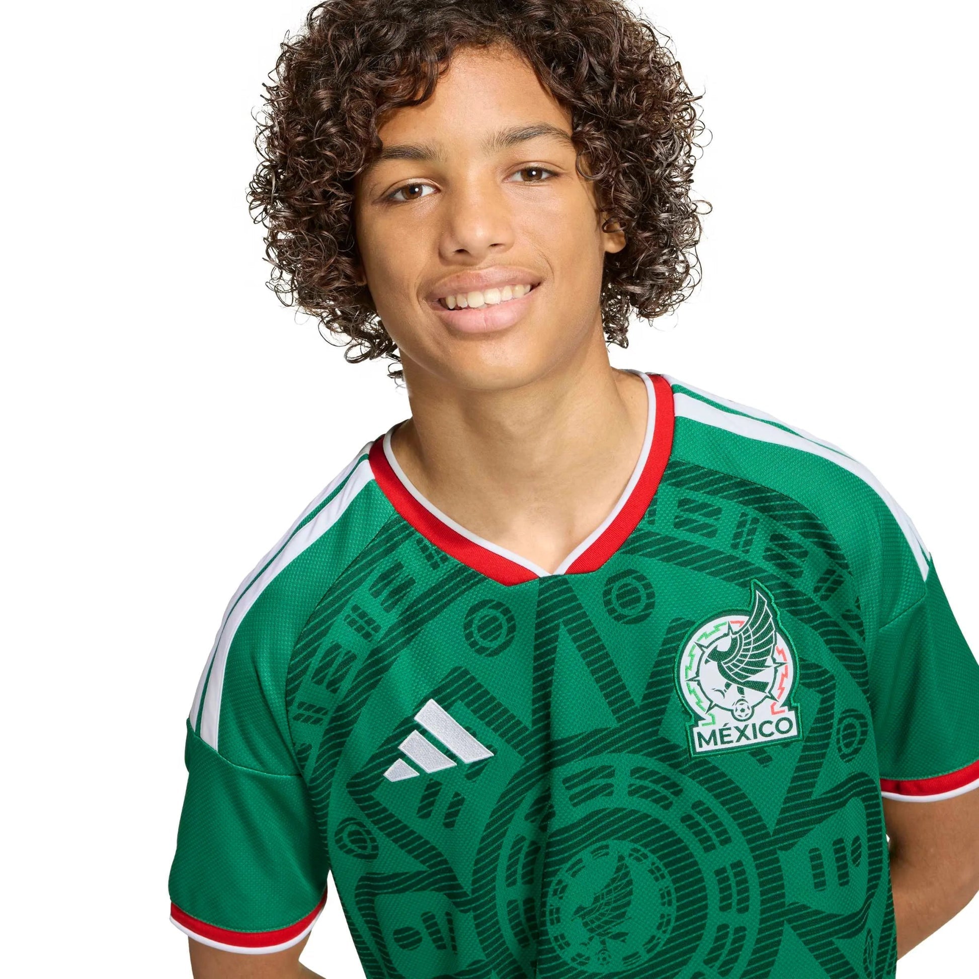 2026 Mexico Youth Stadium Home Soccer Jersey Adidas