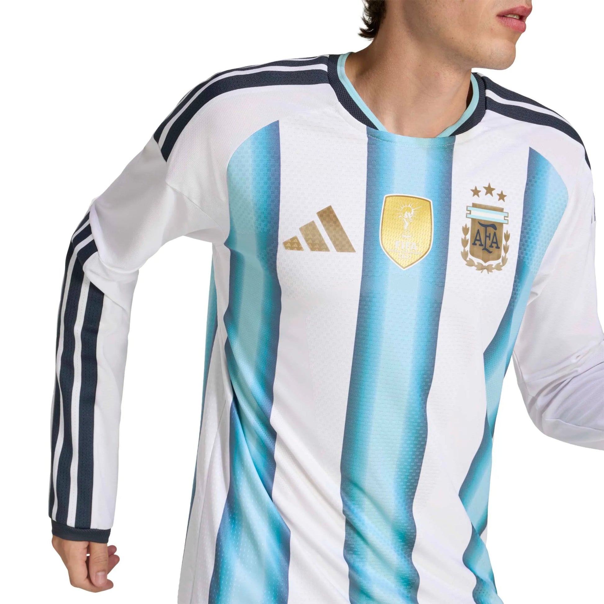 2026 Argentina Men's Authentic Home Long-Sleeve Soccer Jersey Adidas