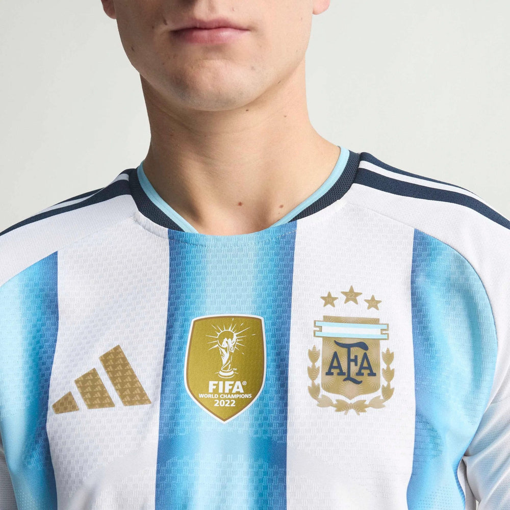 2026 Argentina Men's Authentic Home Long-Sleeve Soccer Jersey Adidas