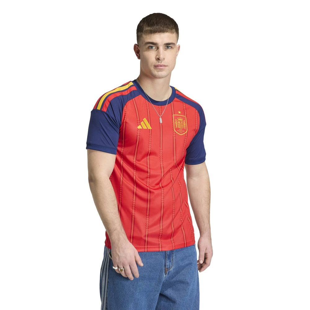 2026 Spain Men's Stadium Home Soccer Jersey Adidas