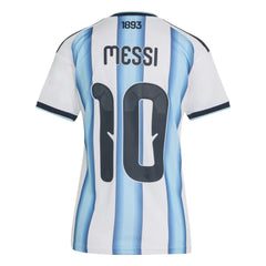 2026 Argentina Women's Stadium Home Messi #10 Soccer Jersey Adidas