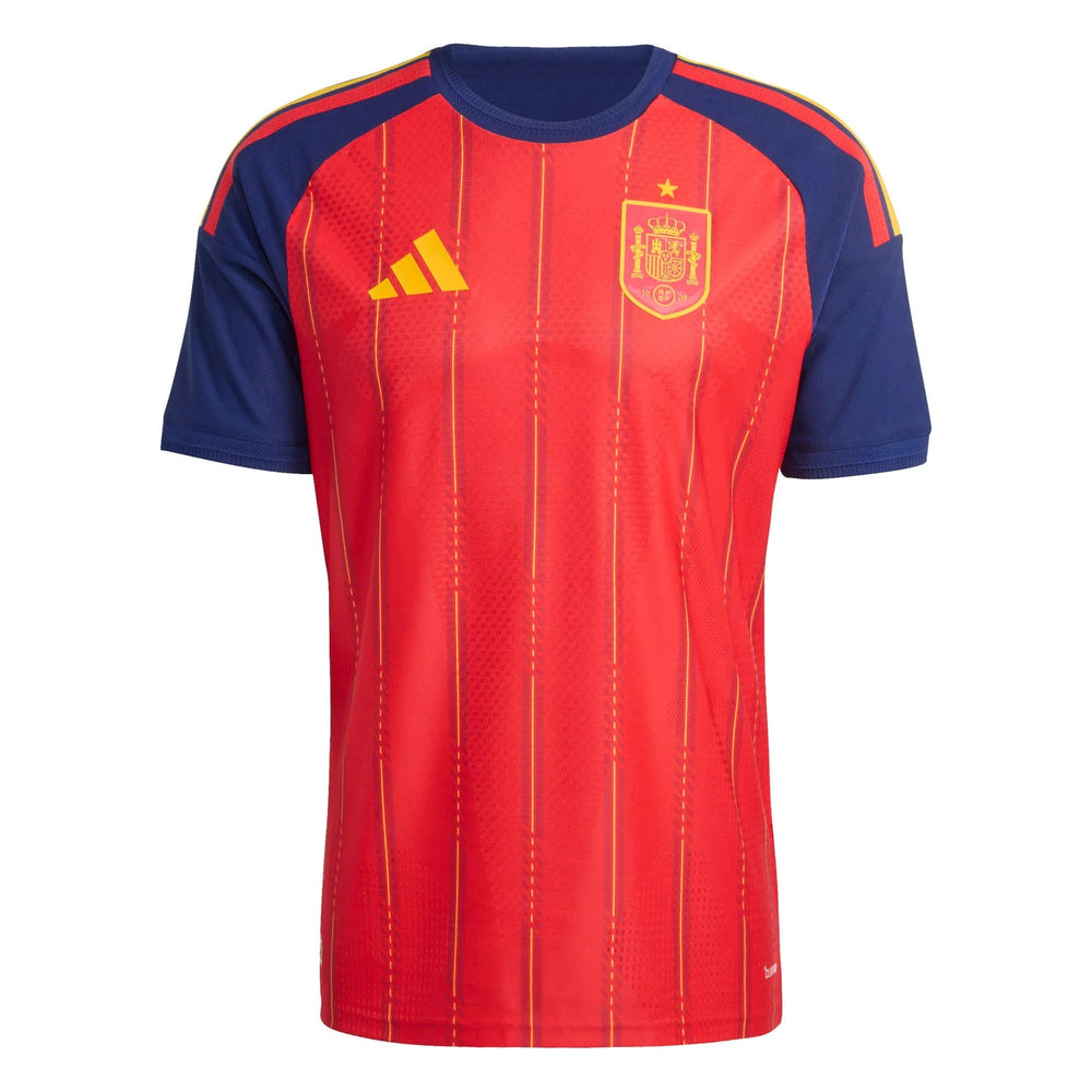 2026 Spain Men's Authentic Home Soccer Jersey Adidas