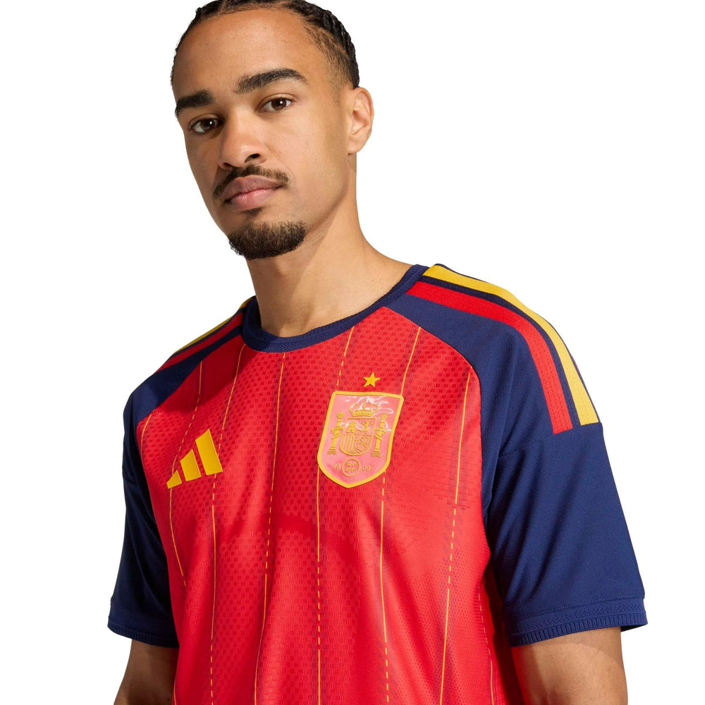 2026 Spain Men's Authentic Home Soccer Jersey Adidas