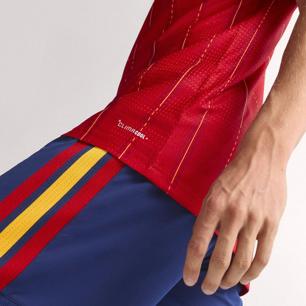 2026 Spain Men's Authentic Home Soccer Jersey Adidas