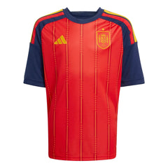 2026 Spain Youth Stadium Home Soccer Jersey Adidas