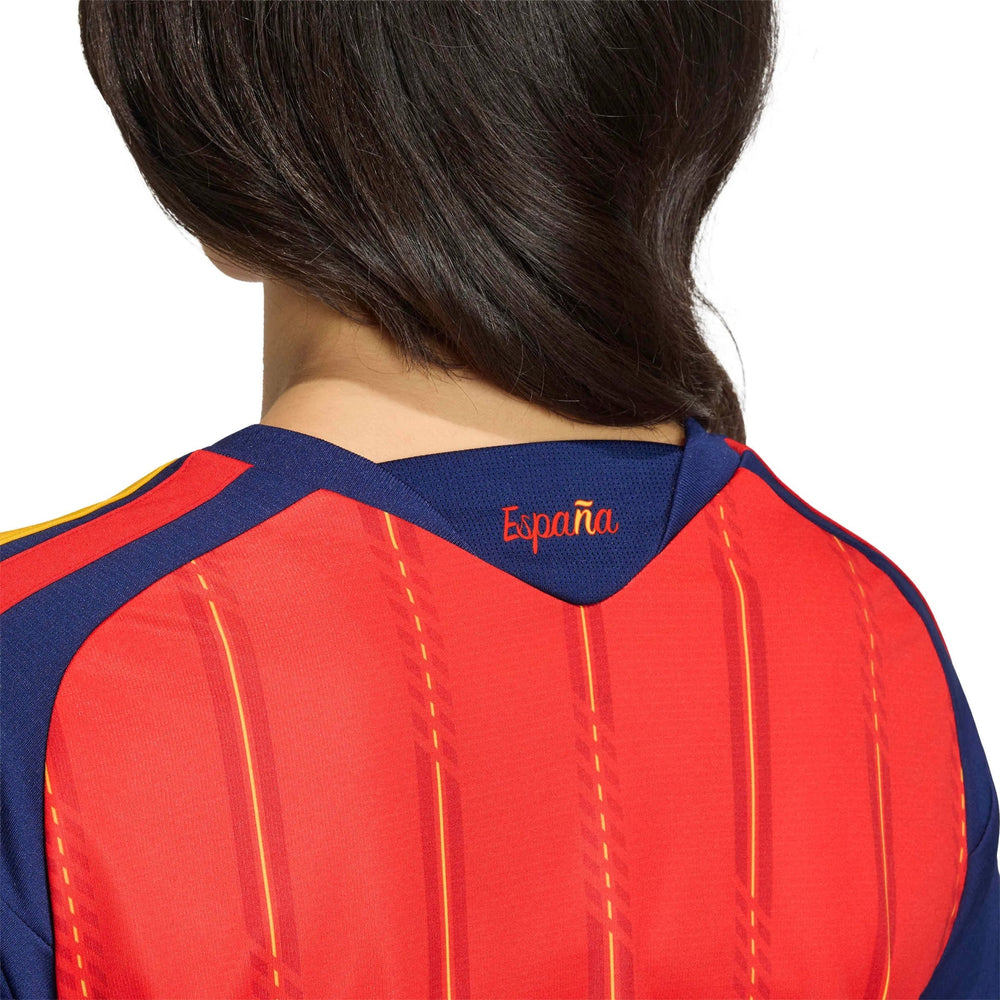 2026 Spain Women's Stadium Home Cropped Soccer Jersey Adidas