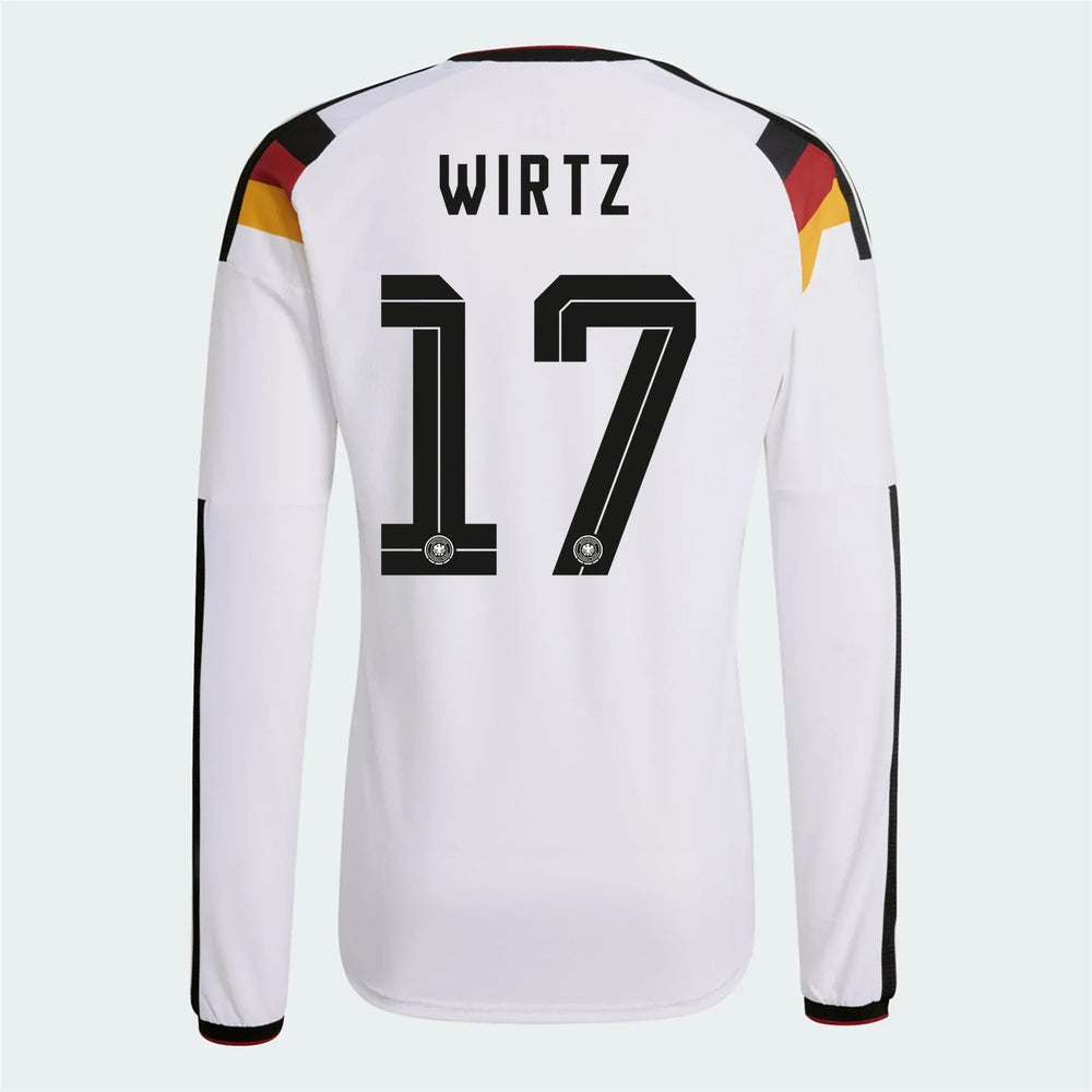 2026 Germany Men's Authentic Home Long-Sleeve Soccer Jersey Adidas