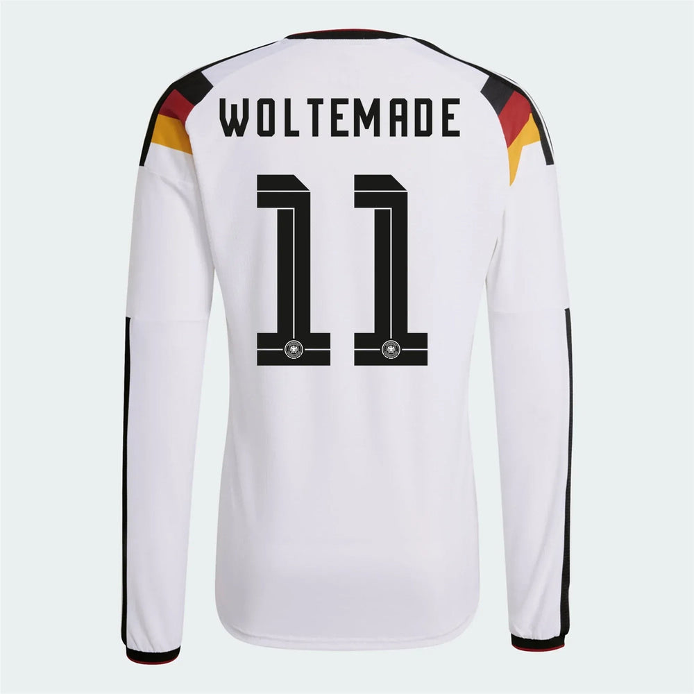 2026 Germany Men's Authentic Home Long-Sleeve Soccer Jersey Adidas
