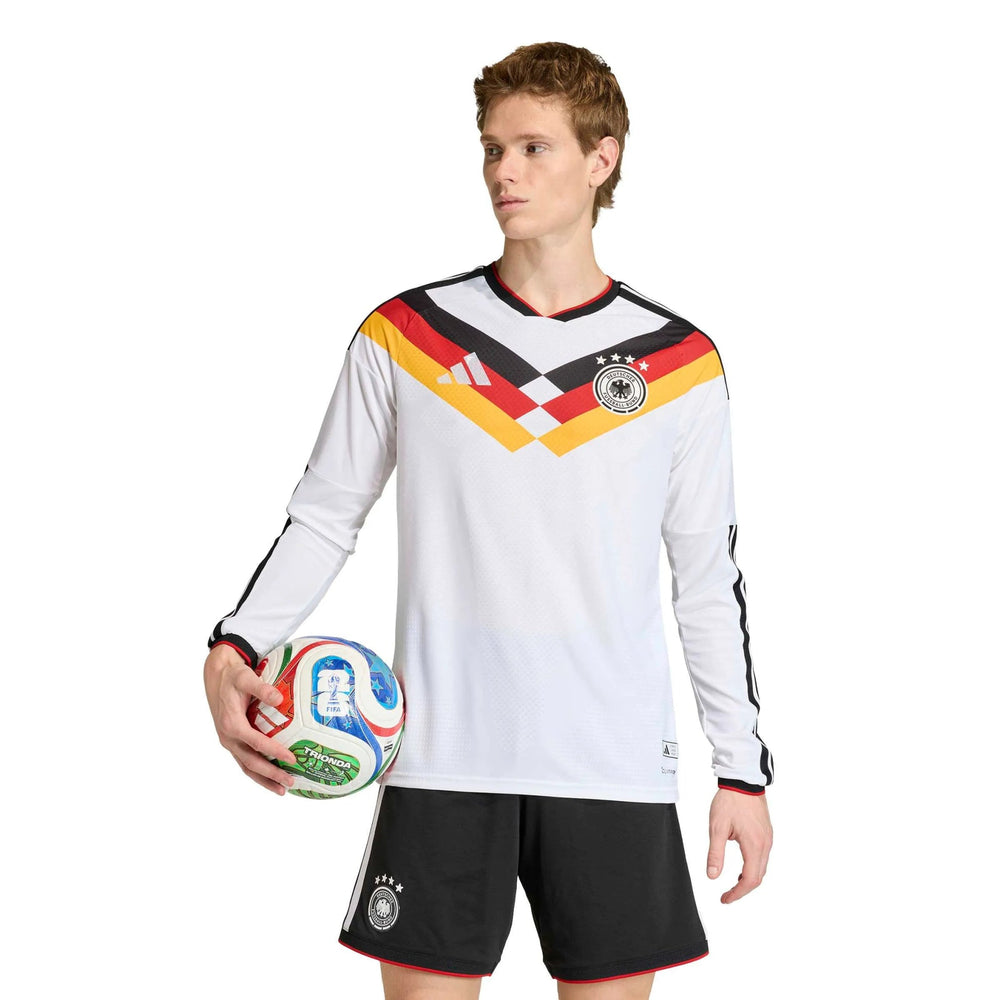 2026 Germany Men's Authentic Home Long-Sleeve Soccer Jersey Adidas