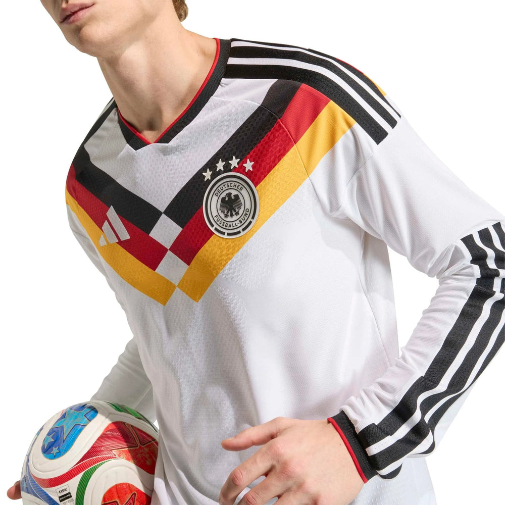 2026 Germany Men's Authentic Home Long-Sleeve Soccer Jersey Adidas