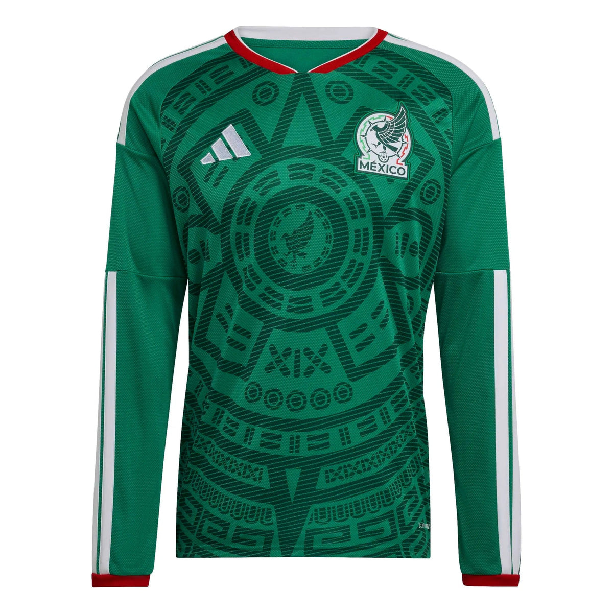 2026 Mexico Men's Stadium Home Long-Sleeve Soccer Jersey Adidas