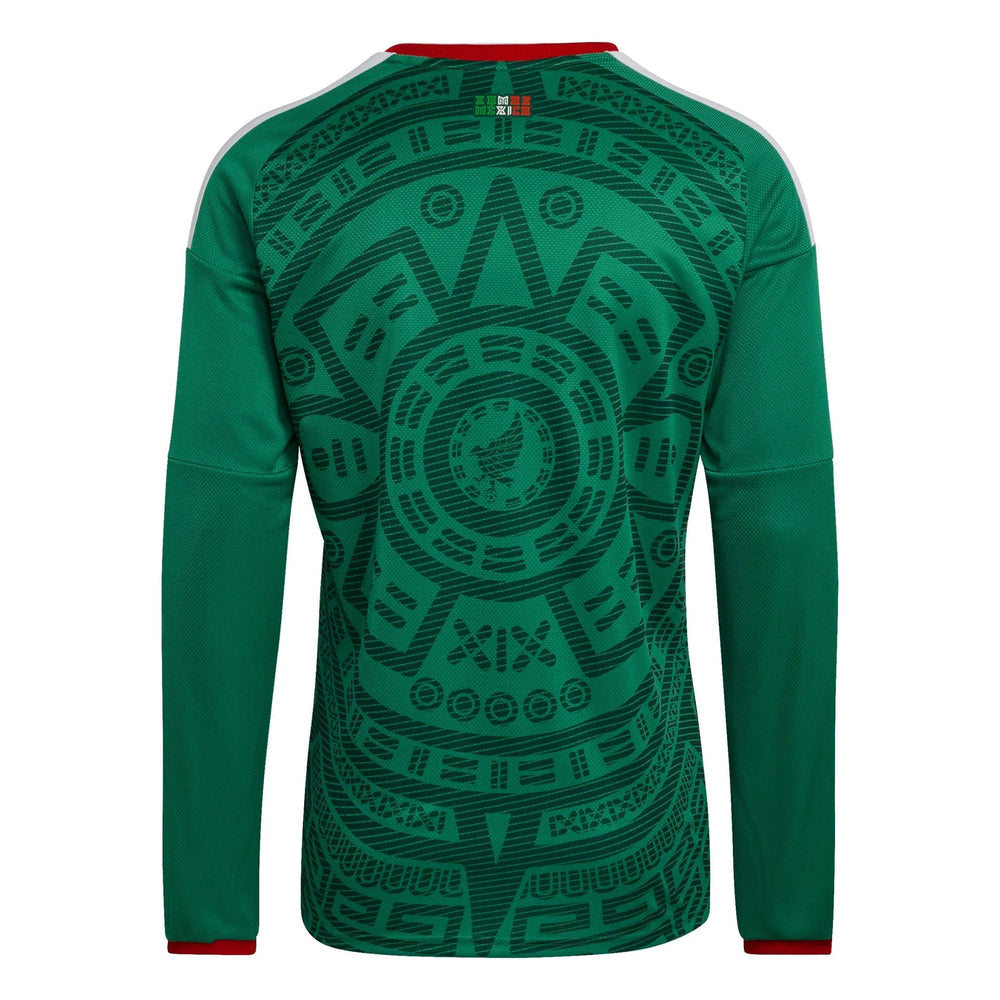 2026 Mexico Men's Stadium Home Long-Sleeve Soccer Jersey Adidas