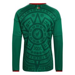2026 Mexico Men's Stadium Home Long-Sleeve Soccer Jersey Adidas