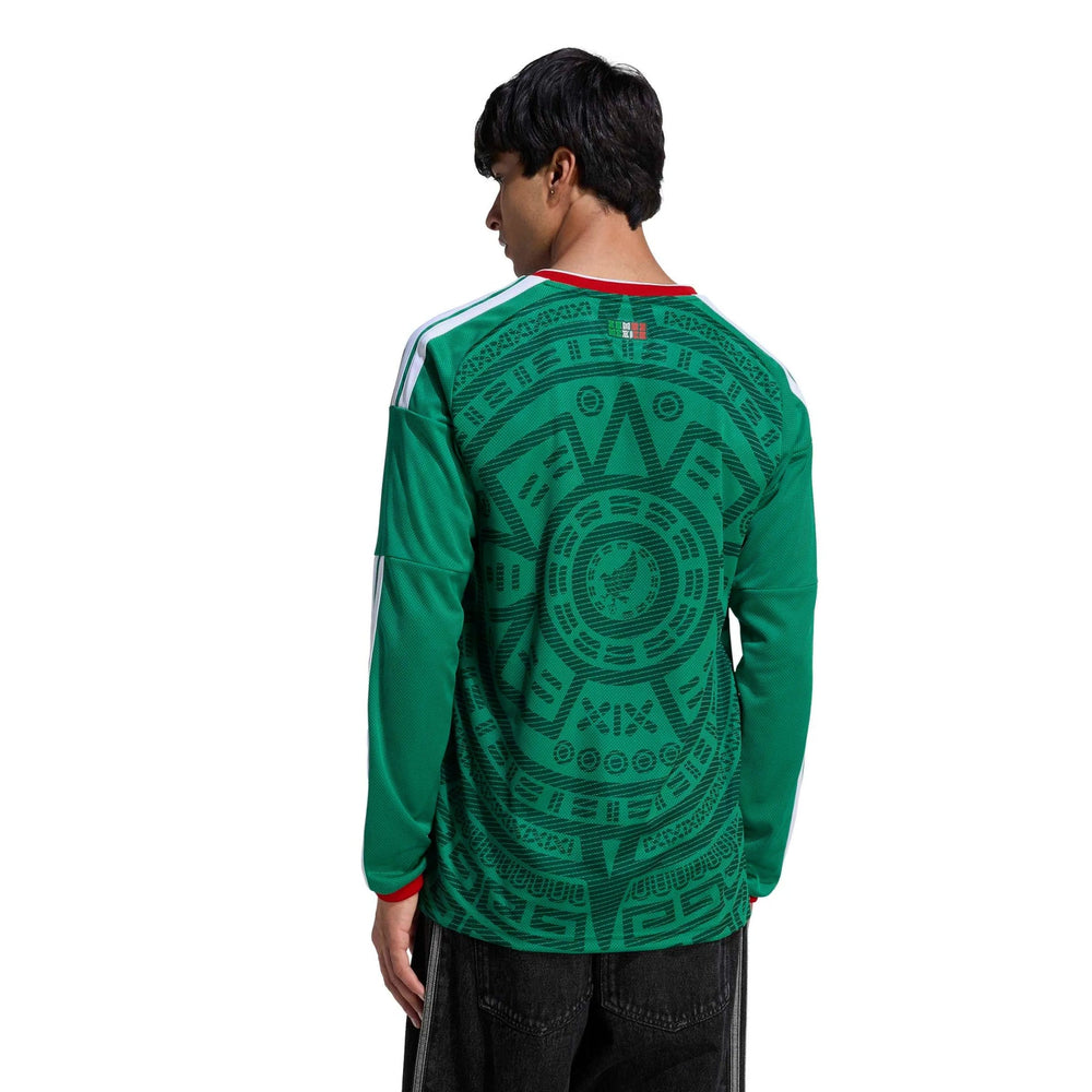 2026 Mexico Men's Stadium Home Long-Sleeve Soccer Jersey Adidas