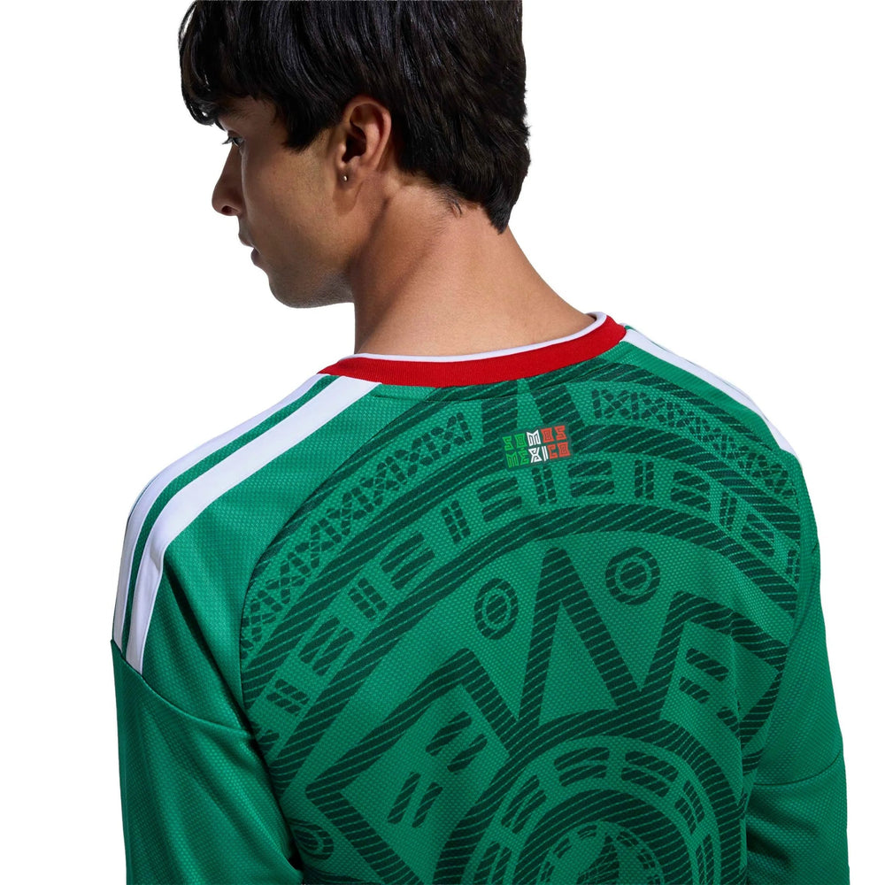 2026 Mexico Men's Stadium Home Long-Sleeve Soccer Jersey Adidas