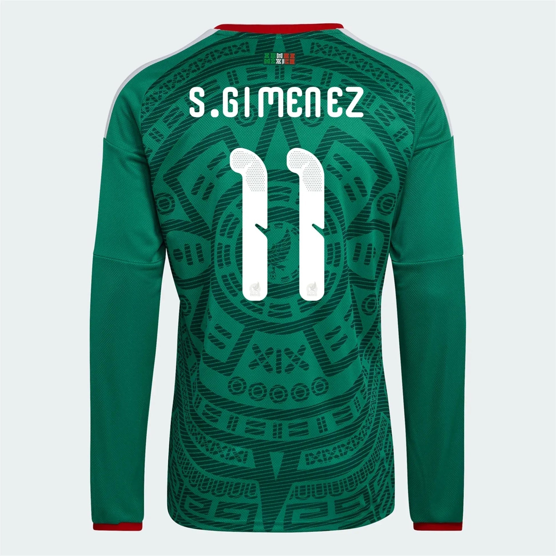 2026 Mexico Men's Stadium Home Long-Sleeve Soccer Jersey Adidas