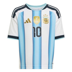 2026 Argentina Kid's Home Messi #10 Mini Kit Adidas