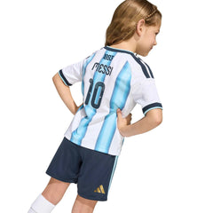 2026 Argentina Kid's Home Messi #10 Mini Kit Adidas