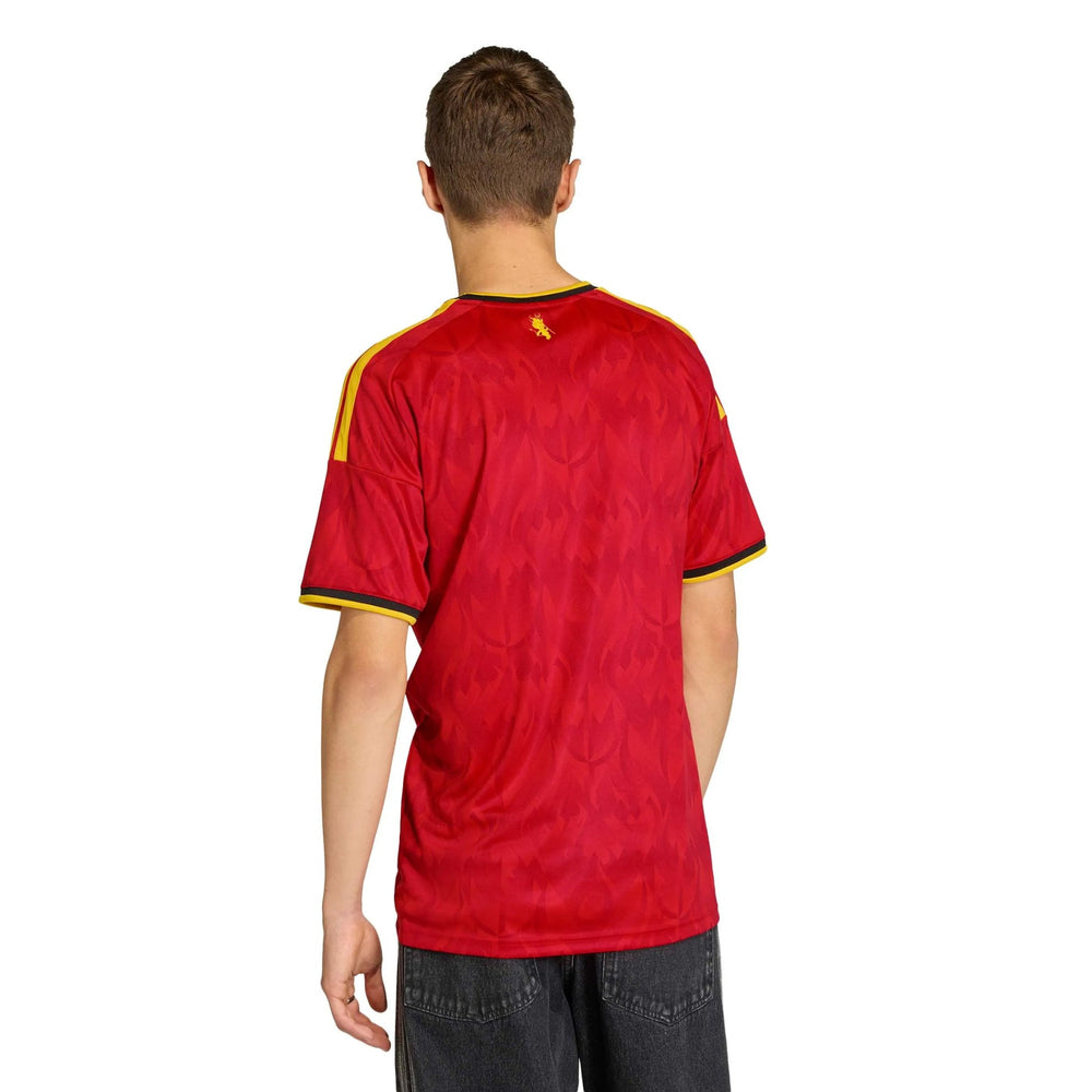 2026 Belgium Men's Stadium Home Soccer Jersey Adidas