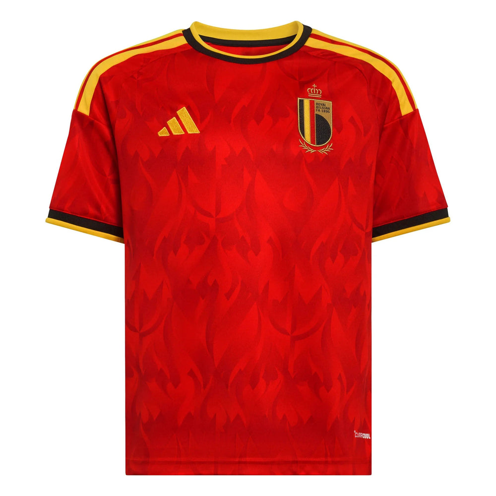 2026 Belgium Youth Stadium Home Soccer Jersey Adidas