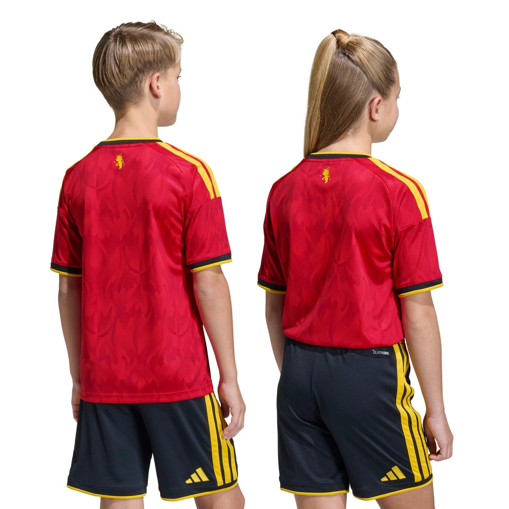 2026 Belgium Youth Stadium Home Soccer Jersey Adidas
