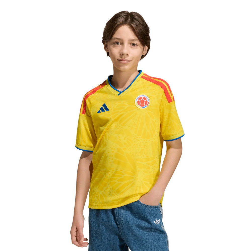 2026 Colombia Youth Stadium Home Soccer Jersey Adidas