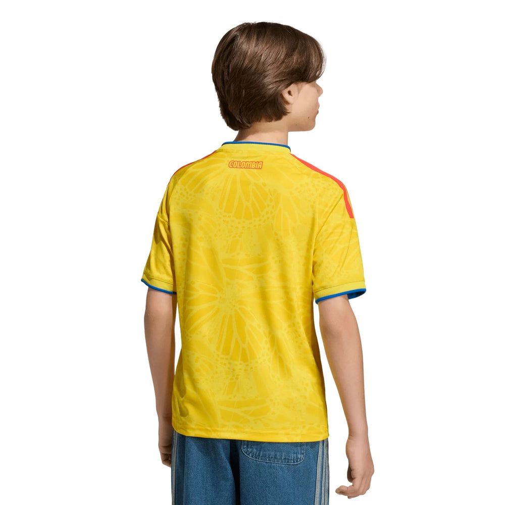 2026 Colombia Youth Stadium Home Soccer Jersey Adidas