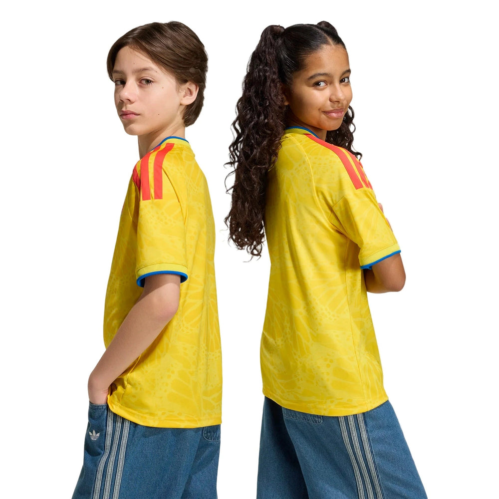 2026 Colombia Youth Stadium Home Soccer Jersey Adidas