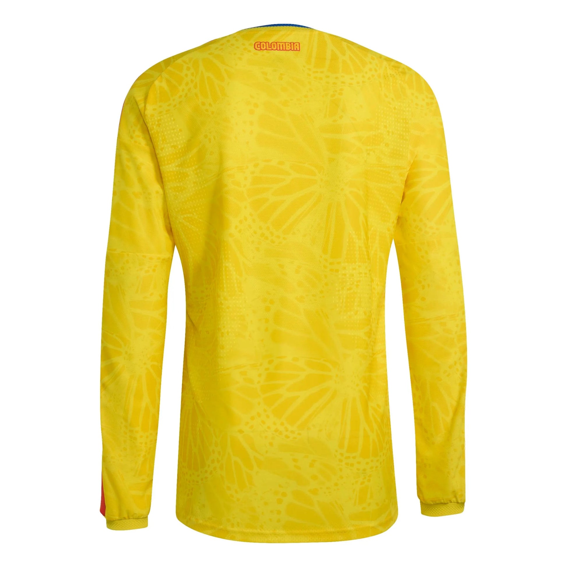 2026 Colombia Men's Authentic Home Long-Sleeve Soccer Jersey Adidas