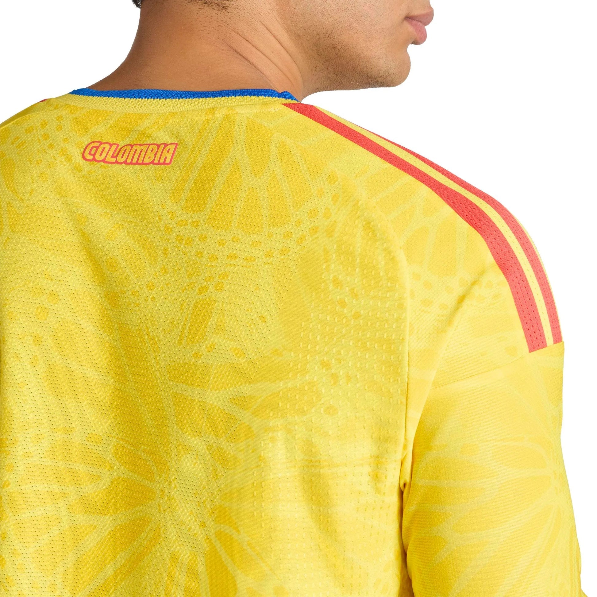2026 Colombia Men's Authentic Home Long-Sleeve Soccer Jersey Adidas